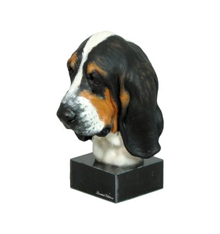 Basset Hound I ręcznie pomalowana statuetka Art-Dog